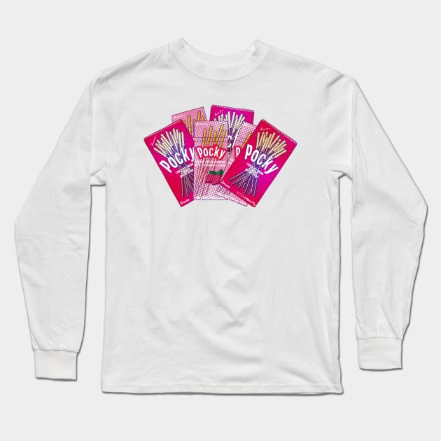 Pocky sticks Long Sleeve T-Shirt by AnGo